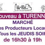 nouveau à Turenne : marché de producteurs locaux tous les jeudis soirs