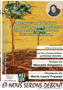 Centenaire MARCELLE DELPASTRE / Et nous serons debout @ bibliothèque Marcelle Delpastre