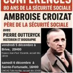 Conférences "Ambroise Croizat" en Corrèze par Pierre Outteryck