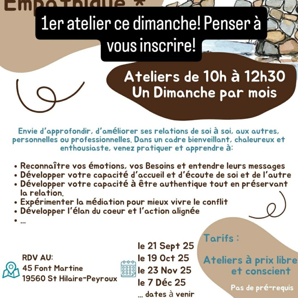 atelier communication-empathique à St Hilaire Peyroux