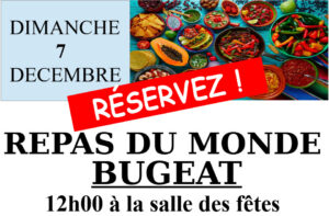 Repas du Monde à Bugeat : RÉSERVEZ / Accueil Solidaire Migrants