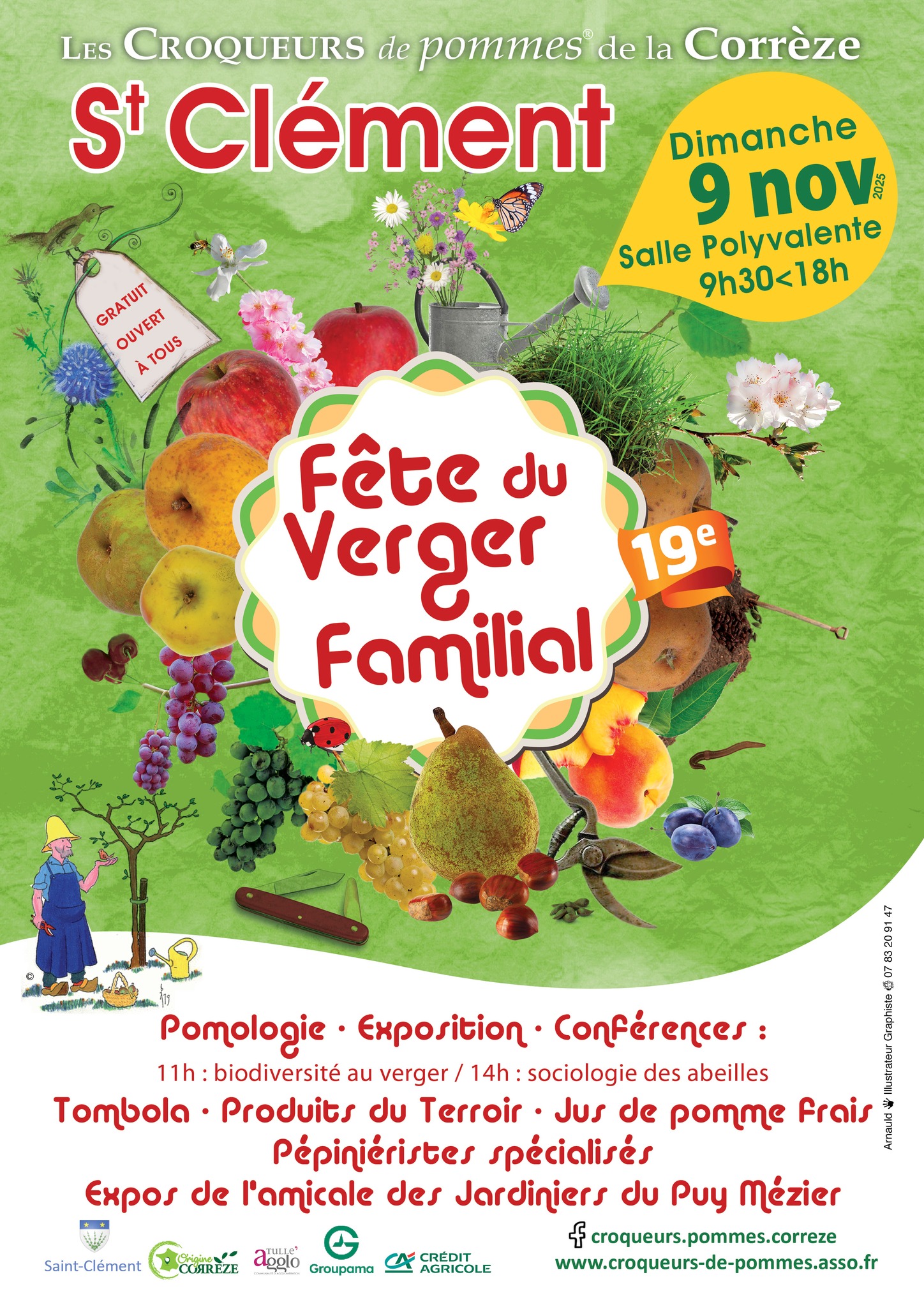 fete du verger familial de St clement asso croqueurs de pomme de correze