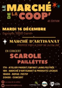 Marché de Noël de la Coop @ Le battement d'ailes
