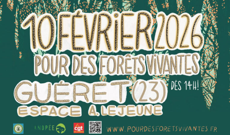 pour des forets vivantes a gueret fevrier 2026