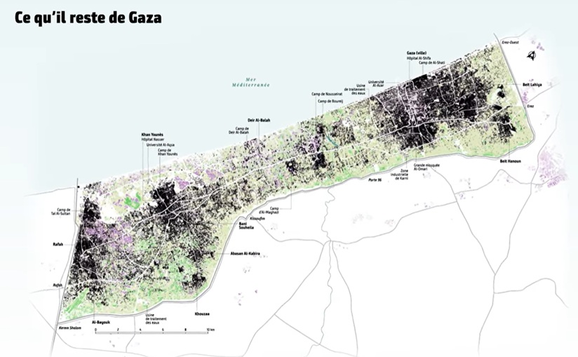 Carte GAZA MONDE DIPLOMATIQUE