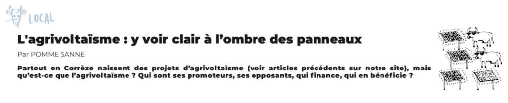 L'agrivoltaïsme : y voir clair à l’ombre des panneaux