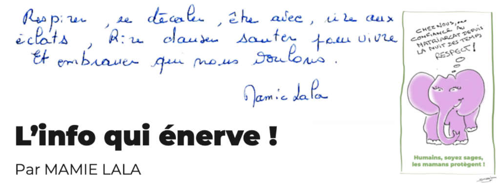 L’info qui énerve !