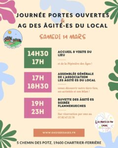 Journée Portes Ouvertes & AG des Âgité·es du Local @ Oasis des Âges