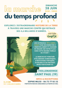 marche du temps profond version courte à St Paul Corrèze