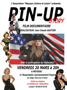PIN-UP Story : film documentaire de Jean Claude Gautier @ au 1er étage de l'Association