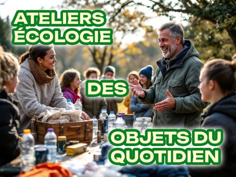 Ateliers de sensibilisation à l'impact écologique des objets du quotidien