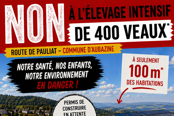 petition à aubazine