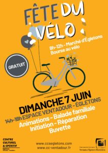 Fête du Vélo Égletons - Animations Gratuites et Bourse aux Vélos @ Egletons