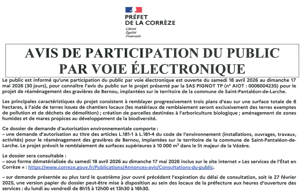 avis enquete publique comblement zone humide st pantaleon