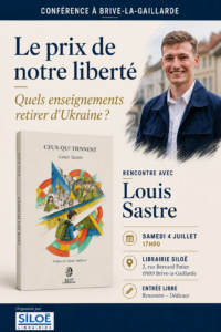 Conférence Librairie Siloë par Louis Sastre : Ukraine  - Le prix de notre liberté @ Librairie Siloë