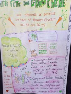 petite fête sous grand chêne St bonnet elvert aux jardin de betaille @ st bonnet elvert