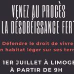 proces desobeissance fertile limoges 1er juillet