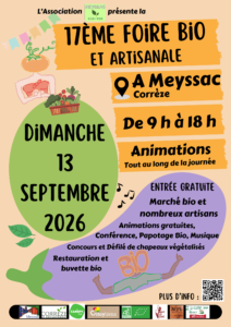 Foire Bio de MEYSSAC @  |  |  | 