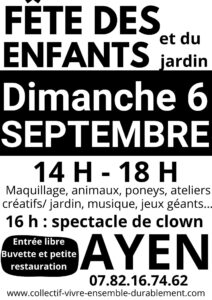 Fête des enfants et du Jardins [Ayen] @ Ayen
