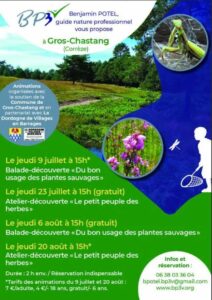 Atelier Petit Peuple des Herbes Gros-Chastang - Sortie Nature BP3V @ Gros-Chastang / Parc de la Bitarelle