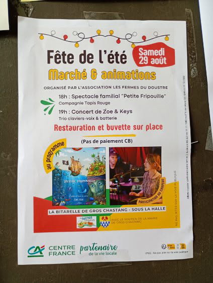 fête de l'été à la Bitarelle de Gros Chastang @ la bitarelle de gros chastang