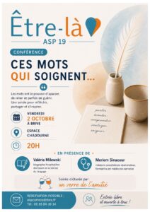 Ces mots qui soignent (conférence biographie hospitaliere) @ Salle Cahdourne