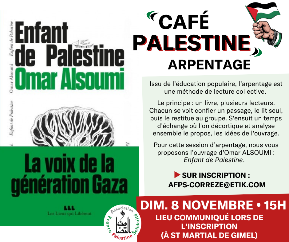 🇵🇸 Arpentage // Enfant de Palestine, Omar ALSOUMI
