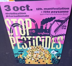 mobilisation internationale contre les pesticides @ St Pierre la Garenne