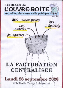 Débat public : facturation centralisée (électronique) - l'ouvre boîte