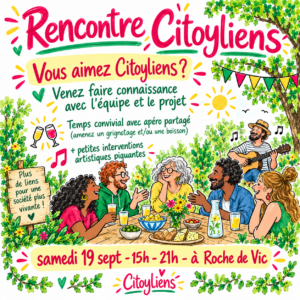 Rencontre Citoyliens à Roche de Vic @ Roche de Vic - parking