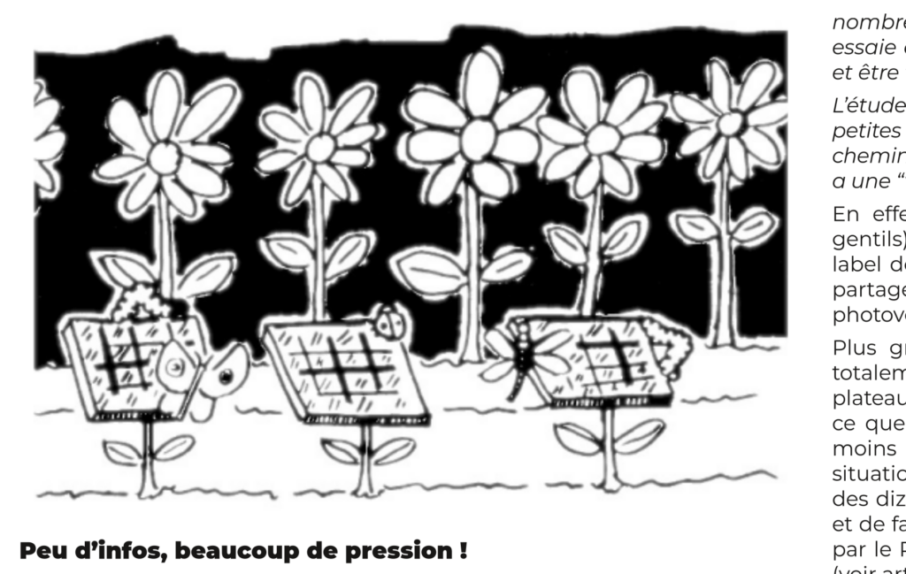 Le photovoltaïque au sol met le feu aux campagnes. LA TROUSSE corrézienne