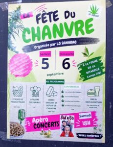 la fête du chanvre a la ferme de la bitarelle Camps
