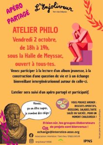 Atelier philo - Halle de Meyssac - L'interstice / L'enjoliveur