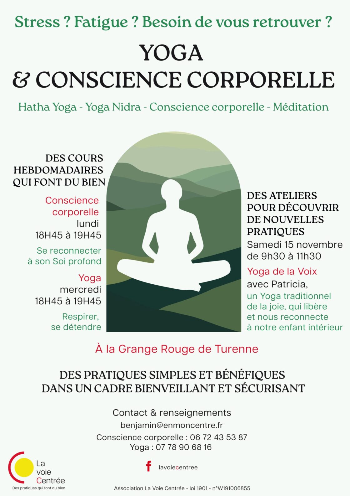 Conscience corporelle et Yoga
